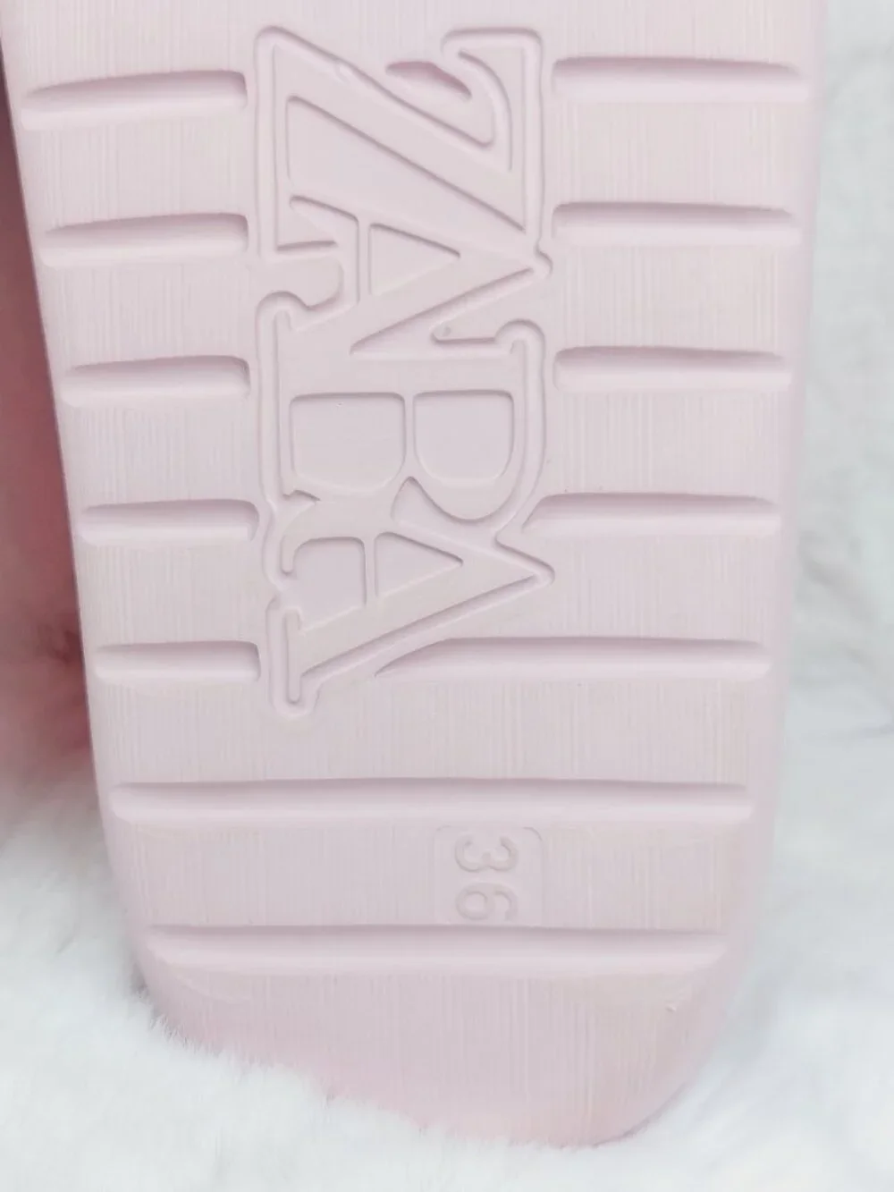 ZARA Women's Rossafever Pink Classic Slip-On Slide Sandals Size US 5 EUR 36 - Picture 7 of 8